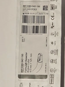 Stryker Formula® Resector Angled Cutter 0380-542-150 (4.5mm x 125mm) Exp 2028 - Picture 1 of 3