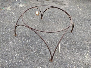 Edelrost Garten Ständer für Feuerschale Pflanzschale Rost 031976-1:D48H25cm - Bild 1 von 4