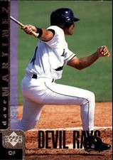 1998 Upper Deck Tampa Bay Devil Rays Baseball Card #729 Dave Martinez