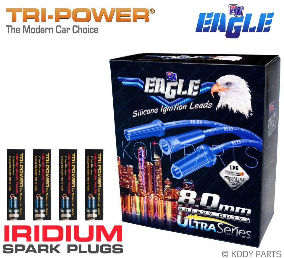 IGNITION LEADS & IRIDIUM PLUGS - for Datsun 120Y 1.2L A12 TRI-POWER - image 1 of 1