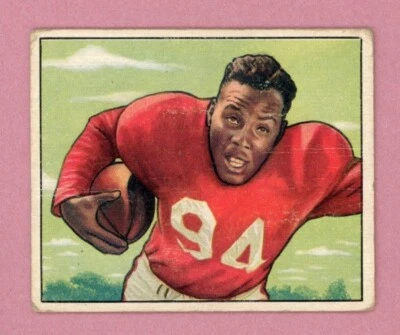 Tarjeta de fútbol americano de novato 1950 Bowman #35 Joe Perry San Francisco 49ers en muy buena condición - en muy buen estado+ flw Foto 1 de 2