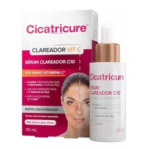 Vitamin C Facial Whitener C10 Serum Hyaluronic Acid Skin Care 30ml Cicatricure - Picture 1 of 1