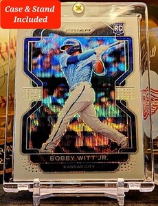 2022 Bobby Witt Jr ROOKIE Panini Prizm WHITE WAVE PRIZM RC #33 Royals