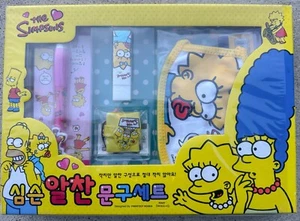 Juego de Papelería Los Simpson Set de Regalo Importación de Pinkfoot Corea 2010 (Sellado) - Imagen 1 de 4