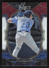 2023 Panini Select #88 Kyle Manzardo Tri-Color Prizm Tampa Bay Rays 