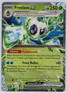 Pokemon TCG Froslass ex 003/182 Sv04: Paradox Rift Double Rare - Picture 1 of 1