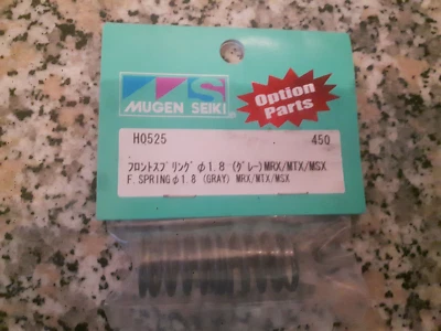 Mugen Seiki Original Dämpferfeder Grau vorne H0525 1.8 für MRX|MTX|MSX NEU! - Bild 1 von 2