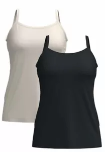Canotta 2XL CAMI Essential LULAROE TINTA UNITA AVORIO E NERO; set/2; taglie 20-22 - Foto 1 di 4