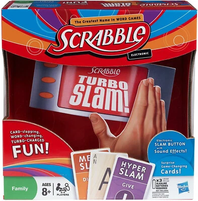 Scrabble Electronic Turbo Slam Game by Hasbro 2-4 Players 8+ (Boxed/Sealed) NEW - Image 1 of 2
