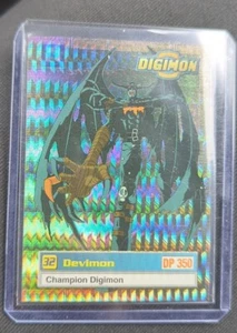 1999 Upper Deck Digimon Devimon #30 Exclusive Preview Silver Prism Card - Picture 1 of 2