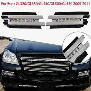 LED Daytime Running Lights Fog For Benz GL320/GL350/GL450/GL500/GL550 2009-2011 - Picture 1 of 8