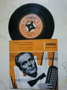 The Mat Mathews Jazz Quintet Swingin' Accordion EP Coral - Picture 1 of 3