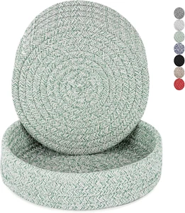 Trivets for Hot Dishes, Pots and Pans, Hot Pads with Storage Basket, Pot Holders - Picture 1 of 6