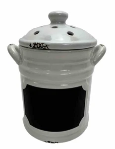 Lata de cera calentadora de leche de campo perfumada granja tiza rústica probada - Imagen 1 de 6