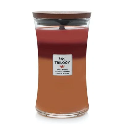Large Hourglass Candle, Autumn Harvest - Premium Soy Blend Wax, Pluswick Inno... - Image 1 of 4