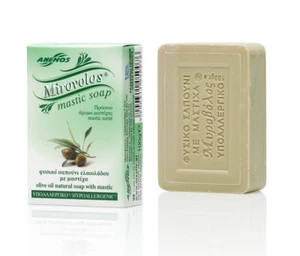 Naturseife Seife handmade mit bio Mastix Wilde Pistazien & Olivenöl - Picture 1 of 1