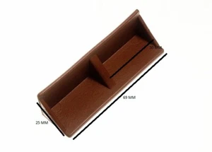 Knockdown Fitting Furniture Corner Joint Brown 20 X 70mm Pack Of 60 - Picture 1 of 1