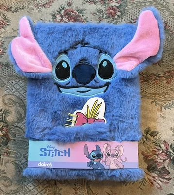 Disney - Cuaderno Stitch Fuzzy Furry BFF NUEVO Foto 1 de 4