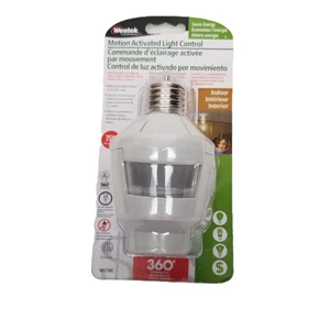 Adaptador de bombilla de control de luz LED activada por movimiento Westek ahorro de energía interior - Imagen 1 de 2
