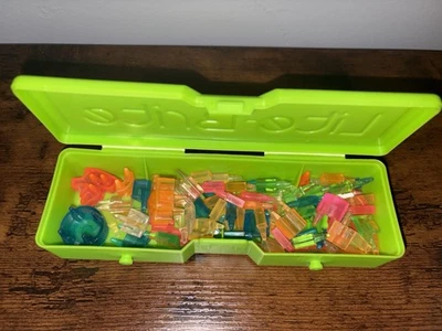 Lite Brite Mixed Pegs Lot W Holder Case - Image 1 of 3