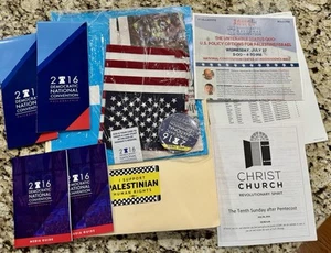 2016 DNC Democratic Nat’l Convention Official Press Packet & More - Clinton Year - Picture 1 of 1