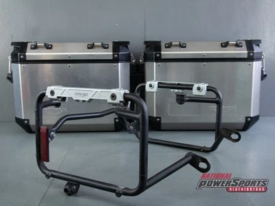 2010 - 2017 GENUINE TRIUMPH TIGER 1200 ALUMINUM PANNIER CASES SIDE CASES LUGGAGE - Image 1 of 4