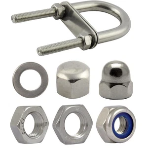 Sechskantmuttern Hutmuttern Bügelbolzen Unterlegscheiben Mutter Edelstahl A2 V2A - Bild 1 von 15