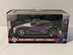 2009 Jada 1:32 Diecast Chevy Corvette Stingray. Joker & (Batman). - Picture 1 of 10