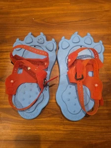 Snow Paws Shoes Kids Snowshoes Monster Track Boys Girls Winter Foot Bear Bigfoot - Picture 1 of 3