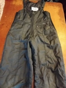Snow Trails Sz.32 Black Coveralls  (*Small Hole In Each Knee*) See Photos  - Picture 1 of 4