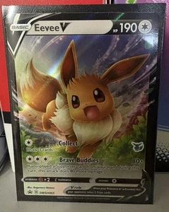 Eevee V SWSH065 SWSH: Sword & Shield Promo Cards Holo - Picture 1 of 4
