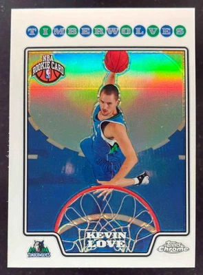 2008-09 Topps Chrome Refractors #185 Kevin Love RC - Image 1 of 2