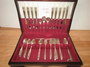57 pcs Holmes & Edwards DANISH PRINCESS Silver IS Flatware Silverware Service 8 - Picture 1 of 23