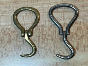 Messing & Edelstahl Pferd Huf Pick Reitsport Fuß Hufe Reinigungswerkzeug 4" 3,5" - Bild 1 von 11