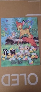 Rompecabezas vintage dorado Disney Bambi 200 piezas 14”x18” 4716 COMPLETO - Imagen 1 de 7
