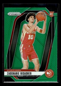 2024-25 Panini Prizm #265 Zaccharie Risacher Rookie RC Mint+ Prizms Green Hawks - Picture 1 of 2