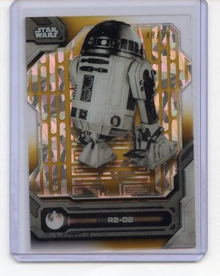 2024 Topps Star Wars High Tek R2-D2 Gold Diffractor /50 - Image 1 of 2