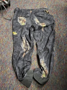 Mossy Oak Camo Pants Size Large Mens Hunting Cargo - Picture 1 of 4