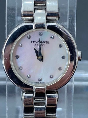 RAYMOND Weil Reloj Mujer Cuarzo Acero Inoxidable Carcasa Dial Caja 2 2 cm Foto 1 de 4