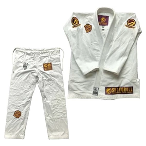 Shoyoroll Batch 83 Mamba Competitor BJJ Gi Uniform White 450 gsm Jiu Jitsu Suit - Picture 1 of 9