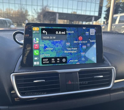 For Mazda 3 Axela 2014-2019 Car Stereo Radio Android 13 Carplay GPS WIFI SWC CAM Foto 1 de 4