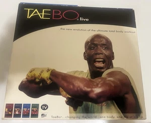 Taebo Live Billy Blanks Set of 4 VHS 1999 Fitness Workout Tapes - Picture 1 of 1