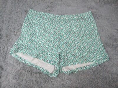 Pantalones Cortos Old Navy Para Mujer 2X Verde Floral Playa Bermudas Rayón Tiro Alto Foto 1 de 4