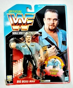 WWF Big Boss Man 1991 Wrestling Figure 7043 Blue Card Hasbro TitanSports  1122 - Picture 1 of 12