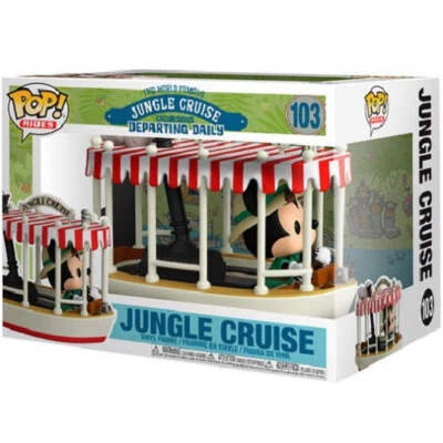 Funko Pop ! Rides Skipper Mickey Mouse Jungle Cruise W/ Boat (103) Vinyl Figure - Immagine 1 di 4