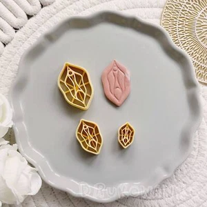 Vagina Muschi weiblicher Körper weiblich Polymer Clay Schneider für Ohrring Schmuck - Bild 1 von 6