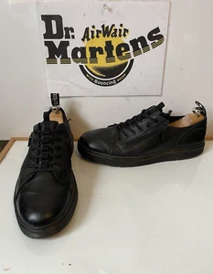 Dr. Martens Dante Black Leather Shoes Size UK 12 EU 47 - Picture 1 of 11