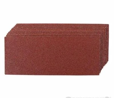 Silverline 1/3 Sand Paper Sanding Sheets 60 80 120 240 Grit Pack of 10 S89