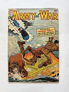 OUR ARMY AT WAR #30 : ‘Torpedo Raft’, January 1955, Golden Age, DC Comics - Picture 1 of 6