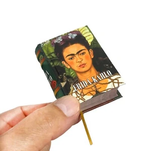 Frida Kahlo miniature book in spanish easy to read lujo pasta dura 440 paginas - Picture 1 of 11